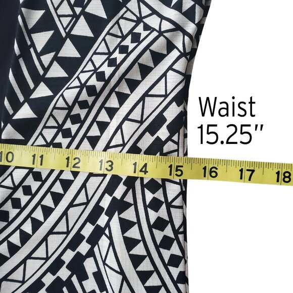 60s Mod Print Retro Nina Ricci Style Sleeveless Dress Black & White Shift Dress - Picture 12 of 14